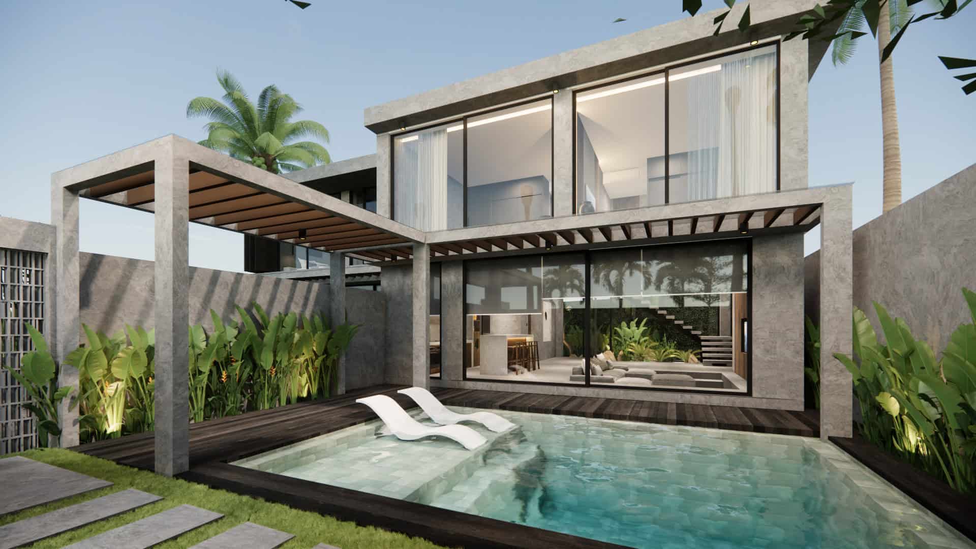 LUXURIOUS 2 BEDROOM VILLA PRIME AREA FOR SALE LEASEHOLD IN ULUWATU BE-1083 